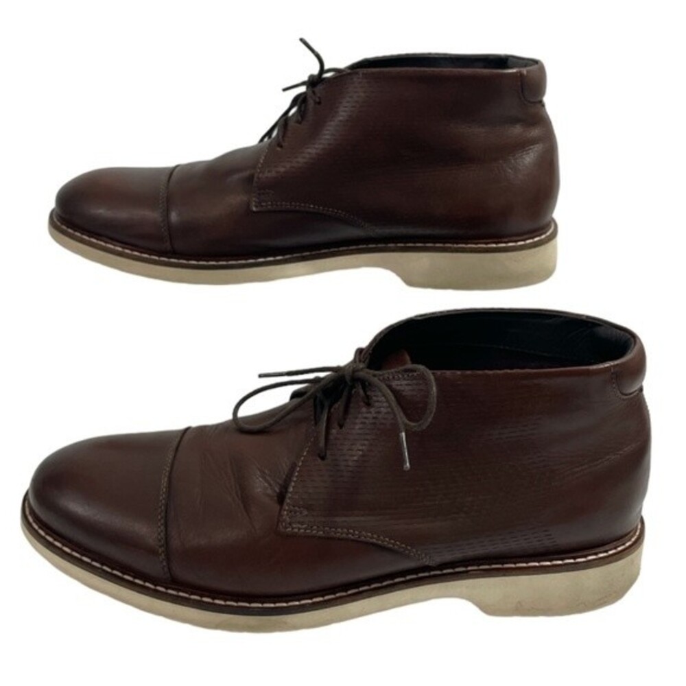 Johnston & Murphy Size 10.5 Atwell Chukka Boots Men’s Calfskin Leather Shoes